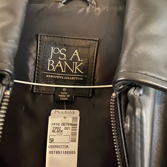 Jos. A. Bank Jackets & Coats Jos A Banks Jos A Banks Genuine Leather Brand New Jacket Poshmark